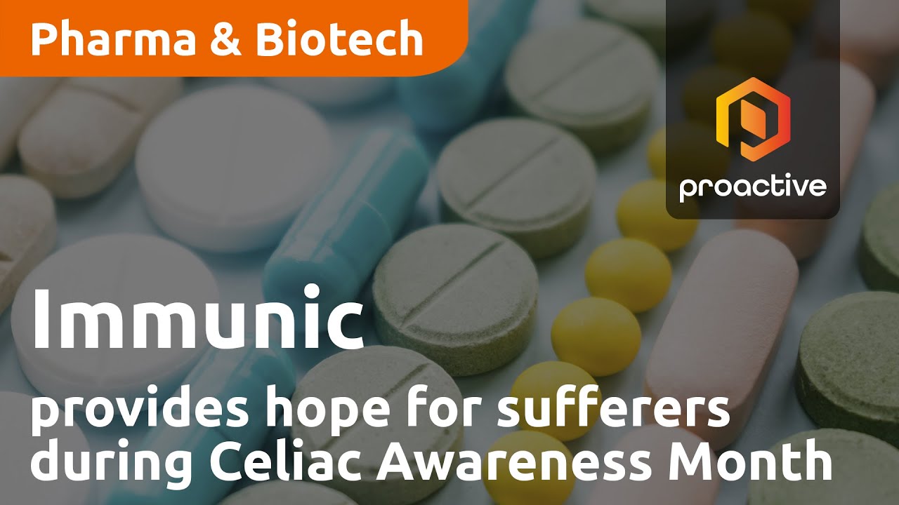 Immunic CEO Dr Daniel Vitt provides hope for sufferers during Celiac Awareness Month