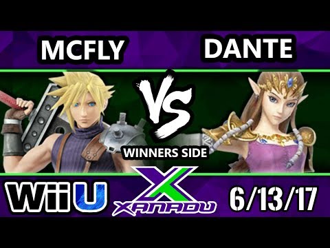 S@X 206 - McFly (Cloud) Vs. Dante (Zelda) - SSB4 Tournament - Smash for Wii U.