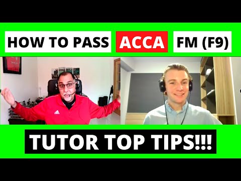 ⭐️ HOW TO PASS ACCA FM (F9) - TOP TUTOR EXAM TIPS! ⭐️ | ACCA Financial Management Exam | ACCA F9 |