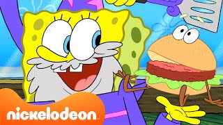 Download lagu SpongeBob | 90 menit keseruan makanan SpongeBob! 🍔 | Nickelodeon Bahasa mp3