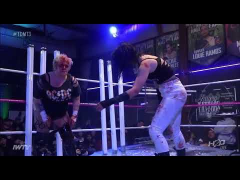 Sawyer Wreck vs Mickie Knuckles vs Kennedi Copeland