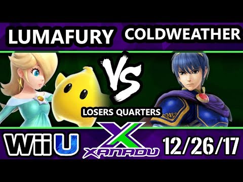 S@X 234 Smash 4 - Cold Weather (Marth) Vs. LumaFury (Rosalina) - SSB4 Losers Quarters