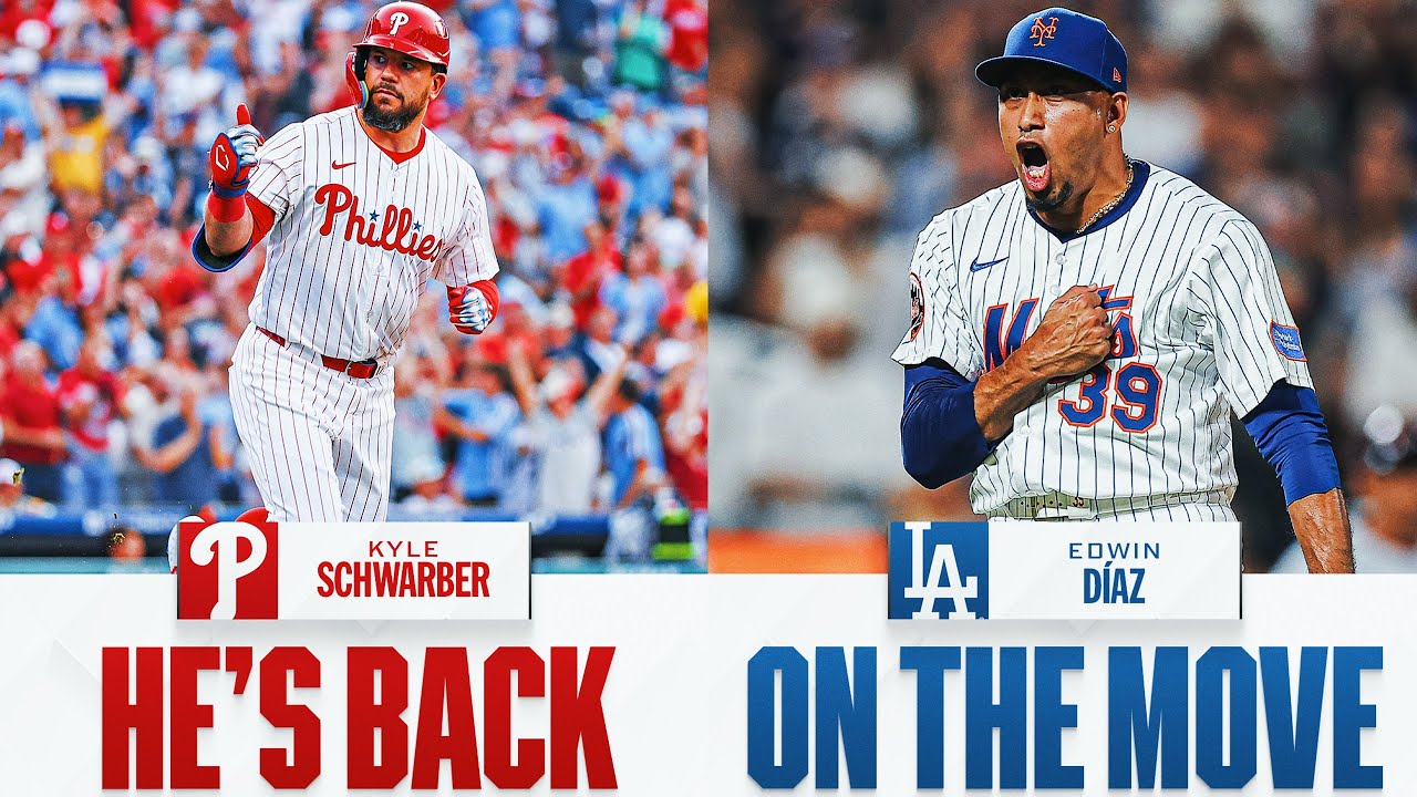 THE STOVE IS HOT! 🔥 REPORTS: Kyle Schwarber returns to Phillies, Edwin Díaz signs with Dodgers!