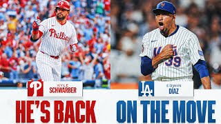 THE STOVE IS HOT! 🔥 REPORTS: Kyle Schwarber returns to Phillies, Edwin Díaz signs with Dodgers!