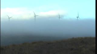 Fintona, County Tyrone 80 metre wind turbine collapses