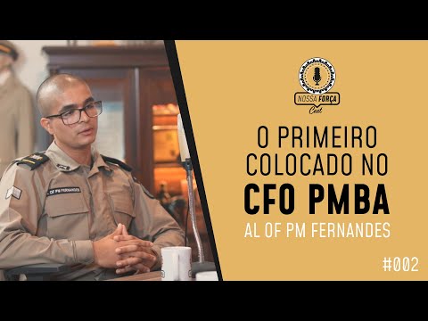 PRIMEIRO COLOCADO DO CONCURSO CFO PMBA 2023 - NOSSA FORÇA #002