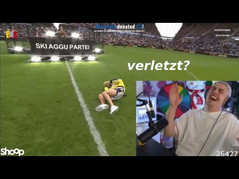 Papaplatte schaut Ski Aggu Auftritt (Battle of the Socials)