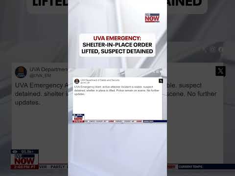 Video | UVA shelter-in-place lifted after stabbing reported on campus. Suspect is detained, per police