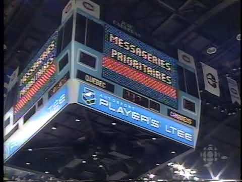 Montreal Forum score clock malfunctions