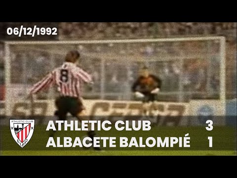 ⚽️ [Liga 92/93] J13 I Athletic Club 3 - Albacete Balompié 1 I LABURPENA