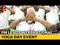 PM Modi Performs Asanas At Mega Yoga Day Event In Ranchi