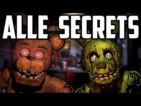 ICH ZEIGE EUCH ALLE SECRETS | CREEPY NIGHT AT FREDDYS