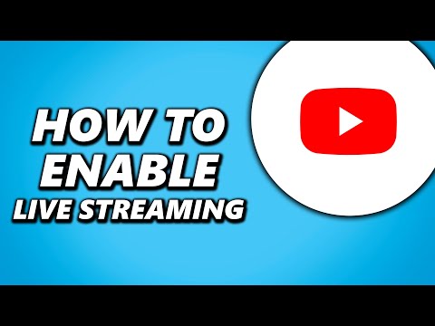 How to Enable Live Streaming on Youtube!