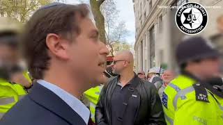 Video: Jewish campaigner gets told to leave Pro-Palestinian march in London&