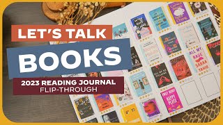 Slow Reader Friendly 2023 Reading Journal Flip-Through & Book Chat