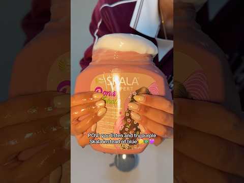 Purple Skala for curly hair  #brasil #haircare #curls #curlyhair