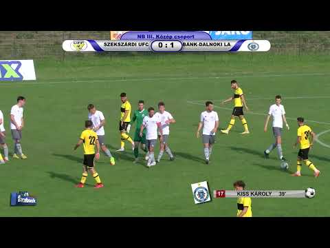 SZEKSZÁRDI UFC - BÁNK-DALNOKI LA     3 - 2  (0 - 1)