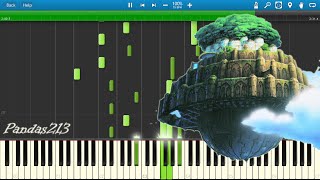 (久石譲) Joe Hisaishi - 'Innocent' - Castle in the sky [Main theme] Piano solo Synthesia