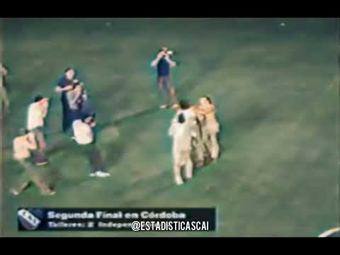 Talleres 2-2 Independiente | Final Torneo Nacional 1977 HAZAÑA ROJA CON 8 JUGADORES