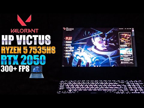 Testing Valorant: HP Victus Ryzen 5 7535HS Rtx 2050 Gaming Laptop