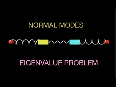 Normal Modes for Coupled Oscillators Using the Eigenvalue Problem
