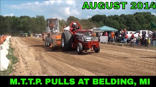 preview picture of video 'ED SHOOBRIDGE PULLS IN LIGHT LIMITED SUPER STOCK CLASS,  MTTP PULLS, BELDING, MI 8-31-14'