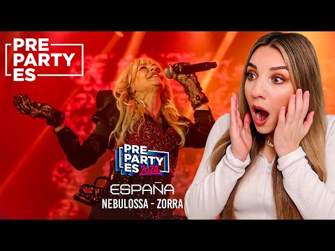 REACTING TO NEBULOSSA - ZORRA (PrePartyES 2024) PERFORMANCE | EUROVISION 2024 SPAIN