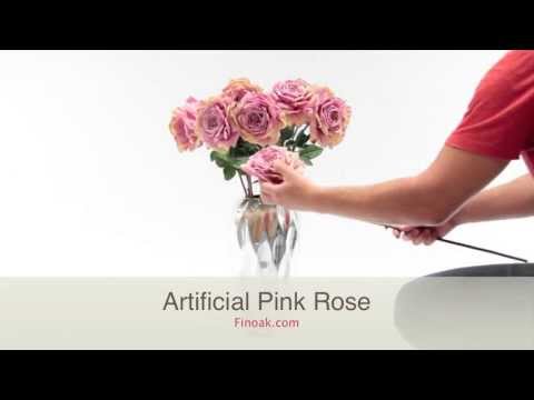 1476 artificial pink rose