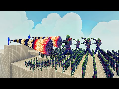 100x ZOMBIE  vs 2x EVERY GOD - Totally Accurate Battle Simulator TABS