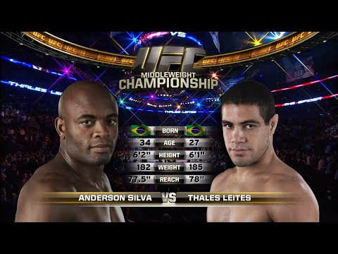 Anderson Silva vs Thales Leites full fight