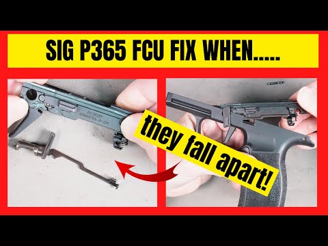 SIG P365 FCU (Fire Control Unit) FIX!! P365 FCU Reassembly. Updated!