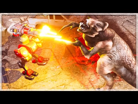 I Created Then FORCED Giant Mechs To Battle MASSIVE Monsters | Mech Armada