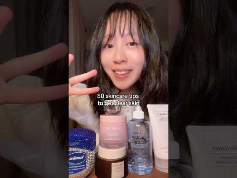 3 skincare tips for a clear skin that are FOR FREE 0$ ✨do y’all want more tips like this?