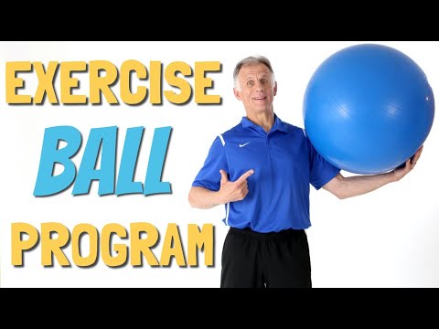 Best Full Body 10 Min Exercise Ball Program. Follow Along