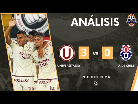 👏🏼 ¡GOLEADA CREMA! UNIVERSITARIO VENCIÓ A UNIVERSIDAD DE CHILE EN LA PRESENTACIÓN DEL EQUIPO 🇵🇪⚽️