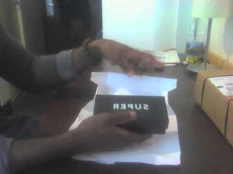 Retro Super Future classic black shades- unboxing