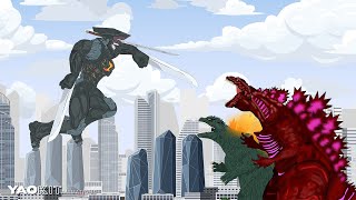 Katana Kaiju vs Shin Godzilla & Godzilla 2k | Godzilla Animations