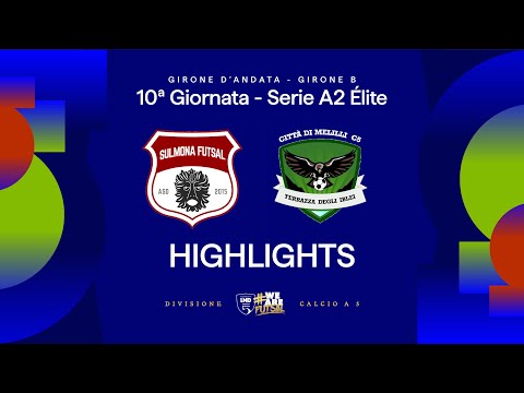 Sulmona Futsal 6-1 Città di Melilli | Goals and highlights | Matchday 10 | Serie A2 Elite 2025/20...