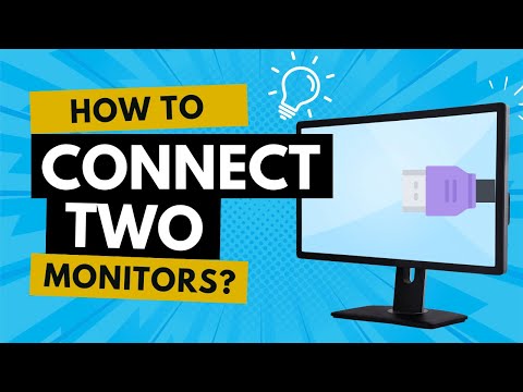 How to Connect Two Monitors To One Laptop? Tech Tutorial