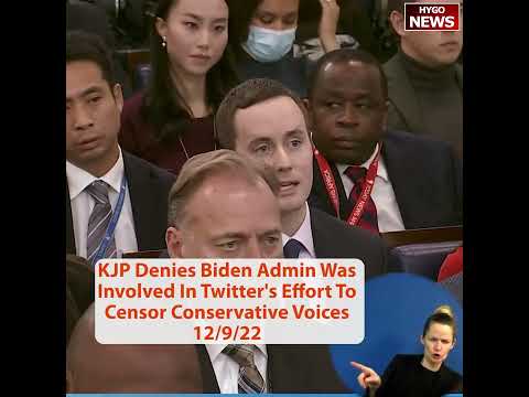 KJP Denies Biden Admin Was Involved In Twitter's Effort To Censor Conservative Voices