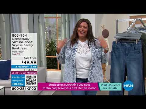 Democracy "Ab"solution Skyrise Barely Boot Jean