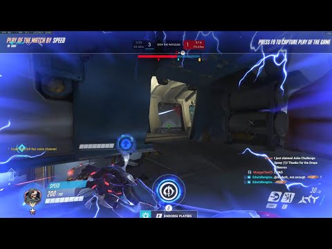 POTG! NECROS INSANE NANO GENJI ! OVERWATCH SEASON 28 TOP 500