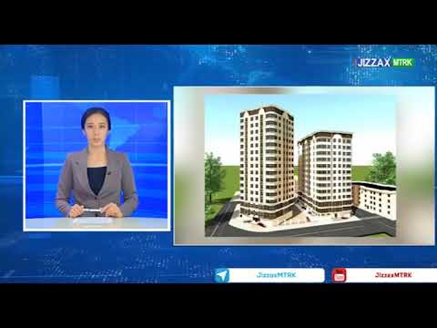Jizzax shahrida ilk marotaba 16 qavatli uylar qurilmoqda