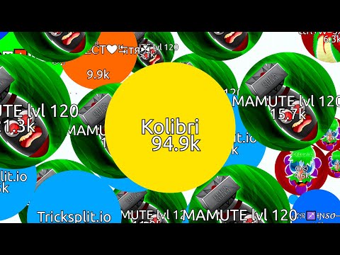 CRAZY TRICKSPLIT.IO 250,000+ SCORE DESTRUCTION ( Game Like Agar.io )