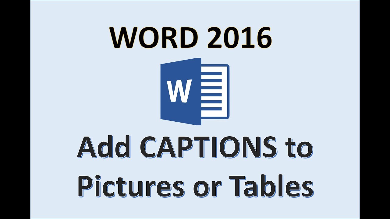 Word 2016 - Picture Captions - How to Insert a Text Caption in an Image MS Office Microsoft Tutorial