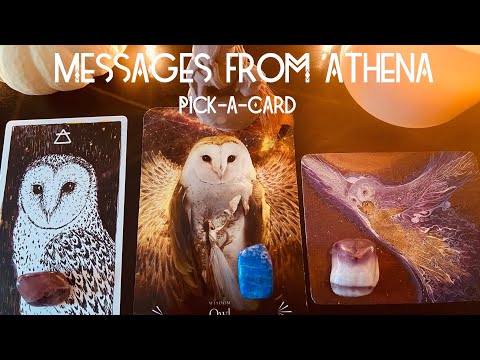 ✨🦉Messages From Athena✨🦉Pick-A-Card🦉✨