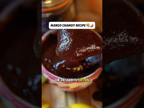Mango Chamoy recipe. This stuff is actually healthy for you!