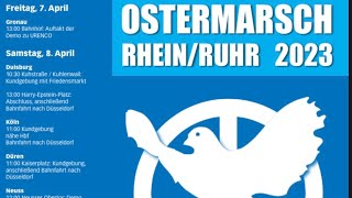 Live: Ostermarsch 2023 in Duisburg
