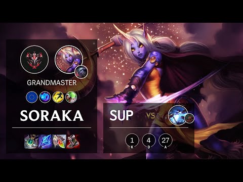Soraka Support vs Xerath - EUW Grandmaster Patch 11.17