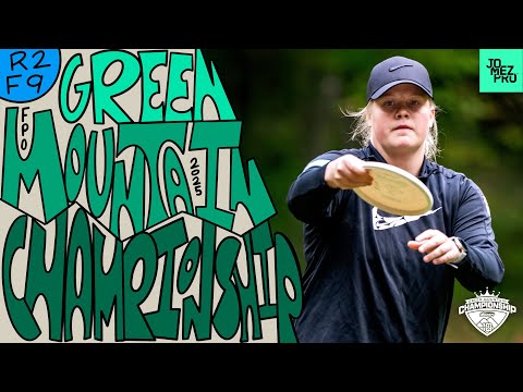 2025 Green Mountain Championship | FPO R2F9 | Gannon, Fajkus, Scoggins, Salonen | Jomez Disc Golf